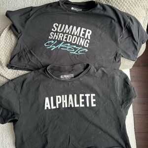 Alphalete Cropped Tee Set